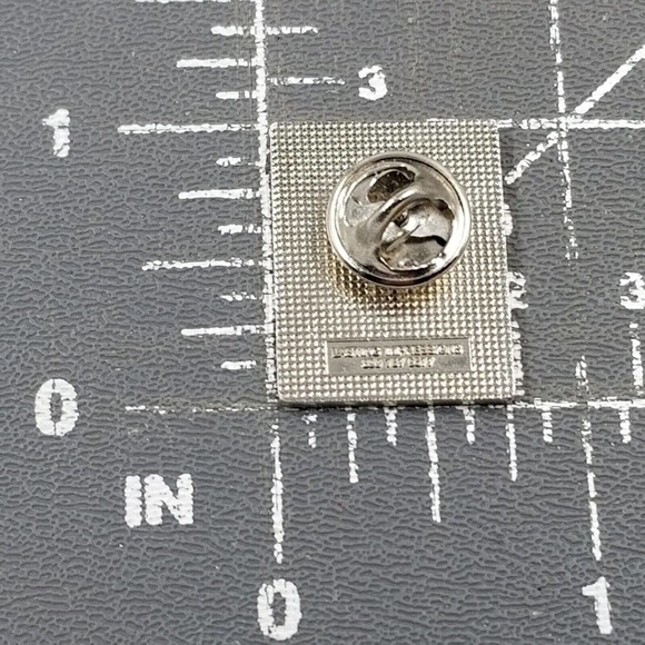 Starbucks Coffee Company Genuine Silver Tone Enamel Lapel Pin Employee Award - Picture 3 of 4